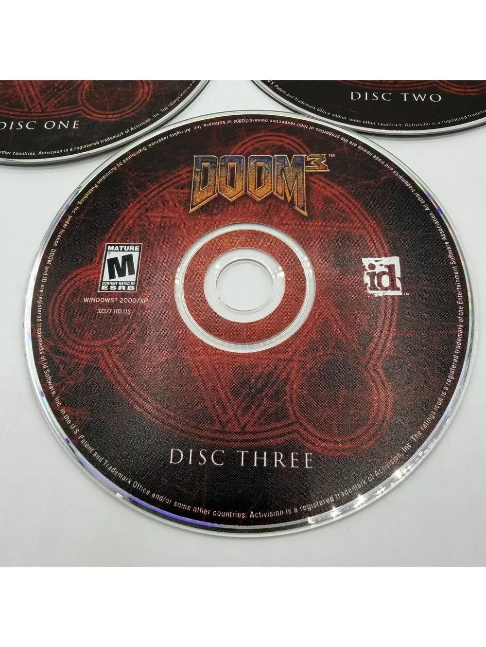 Doom 3 (2004) - PC CD-ROM Video Game ** Disc Only **